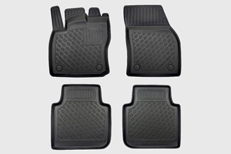 Premium Fußraumschalen für Skoda Kodiaq / für VW Tiguan II Allspace