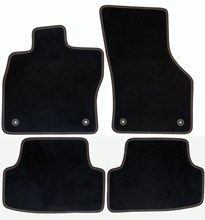 Autoteppich-Set Brillant schwarz für VW Golf 7 / für Golf 8 / für Seat Leon III (5F) / für Audi A3 (8V)