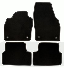 Autoteppich-Set Brillant schwarz für VW Polo VI (2G/AW) / für Seat Ibiza (6F) / für Seat Arona