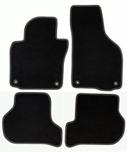 Autoteppich-Set Brillant schwarz für VW Golf 5 / für Golf 6 / für Scirocco III