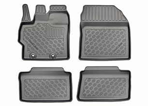 Premium Fußraumschalen für Toyota Yaris IV (XP21) / für Toyota Yaris Cross / für Mazda 2 Hybrid 