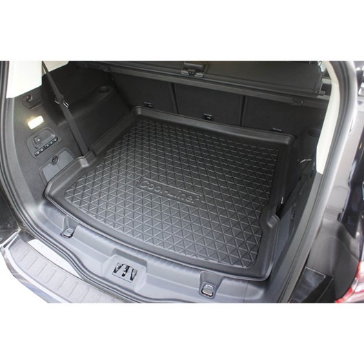 Premium Kofferraumwanne Ford S-MAX II 9.2015- / 7-Sitzer - 3. Reihe VERSENKT (ergibt 5-Sitzer)