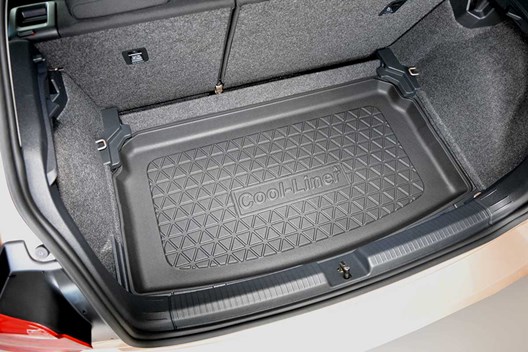 Premium Kofferraumwanne für VW Polo VI 2G (AW) 9.2017- / für Modelle mit Varioboden auf TIEFSTER Ebene