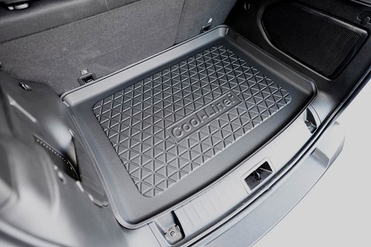 Premium Kofferraumwanne kompatibel mit Jeep Renegade 4xe Plug-in Hybrid 6.2020- / für Modelle mit Varioboden auf höchster Ebene
