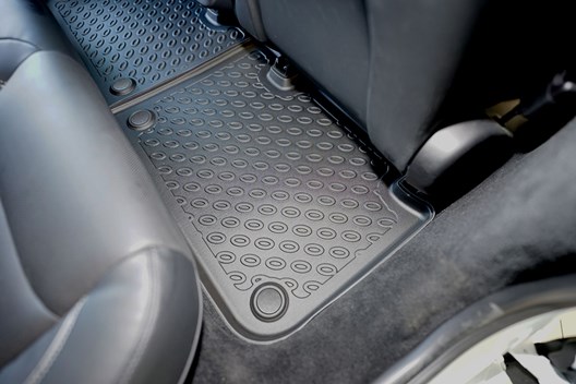 Premium Fußraumschalen kompatibel mit Tesla Model S Facelift II 1.2021-