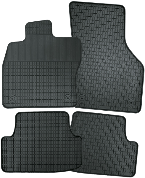 Velours Fußmatten für Seat Leon 3 5F SC Bj. 2013-2020 Deluxe Velours
