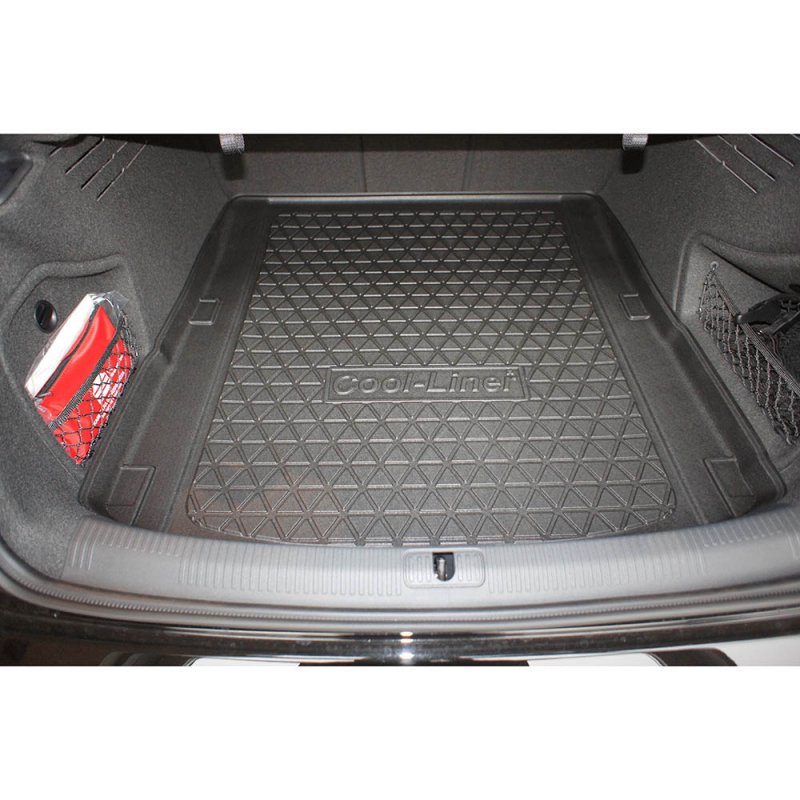 Fußmatten Kofferraumwanne Set für Auto Audi A4 B9 2015-2023 Schwarz Gu