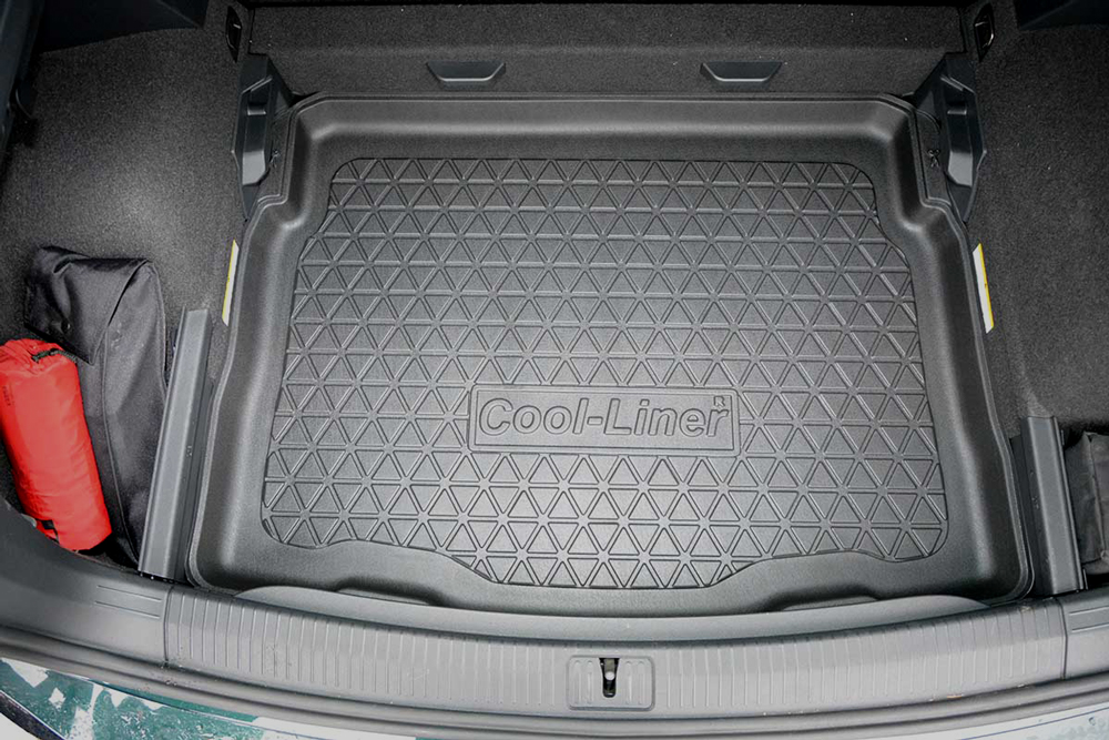Kofferraummatte 2tlg mit Ladekantenschutz für VW Tiguan 2 AD1 Allspace 7- Sitzer