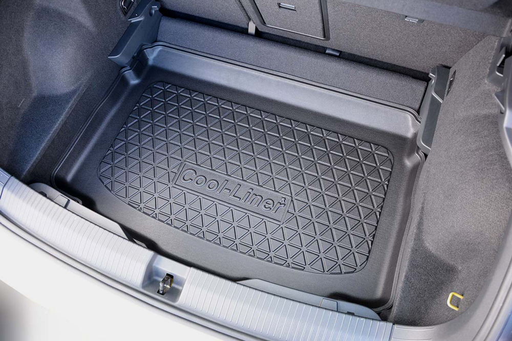 Set: TPE-Teppiche + Kofferraummatte für Volkswagen T-Roc SUV (12.2017-.)  - Aristar - Guardliner - obere Ladefläche; Varioboden im hoechsten Ebene