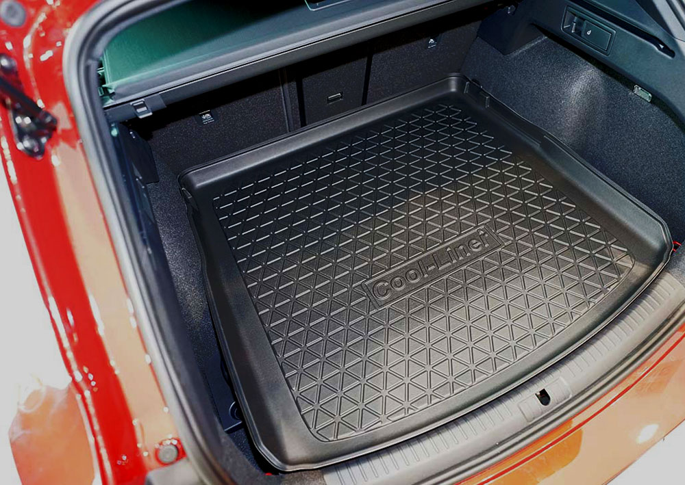 Kofferraumwanne fuer Seat Leon 5F aus Antirutsch-Plastik