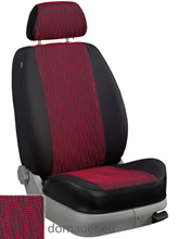 Passform-Sitzbezug Dessin Turin rot