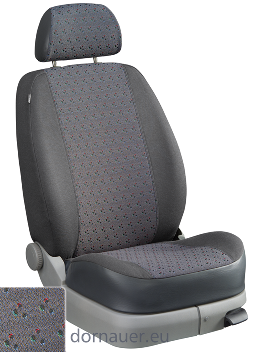 Passform-Sitzbezug Dessin Meteor anthrazit