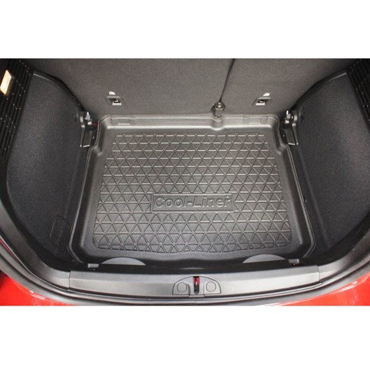 Premium Kofferraumwanne für Fiat 500X 2.2015- / für vertiefte und erhöhte Ladeboden-Position passend