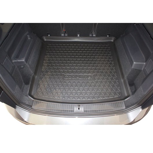 Premium Kofferraumwanne für VW Touran II 9.2015- / 5-Sitzer und 7-Sitzer mit umgelegter 3. Reihe