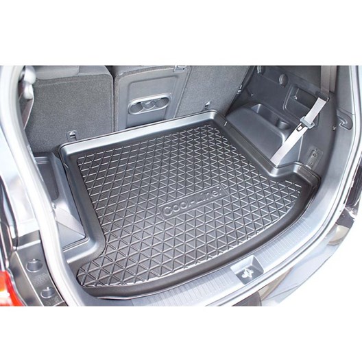 Premium Kofferraumwanne für Kia Carens IV 4.2013- / für 7-Sitzer mit umgelegter 3. Reihe (ergibt 5-Sitzer)