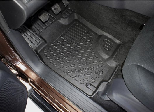 Premium Fußraumschalen für Nissan Navara (NP300) Double Cab 1.2016- / Renault Alaskan 9.2017-