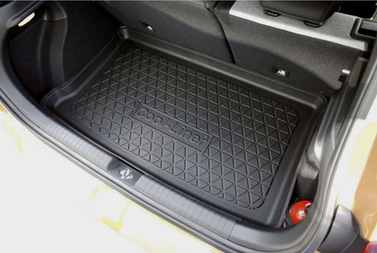 Premium Kofferraumwanne für Hyundai i20 II (GB) 5-türig 1.2015- / i20 Active (GB) 1.2016- / mit erhöhter Ladefläche - für Modelle mit Varioboden