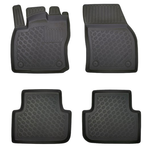 Premium Fußraumschalen für VW Tiguan II 4.2016-