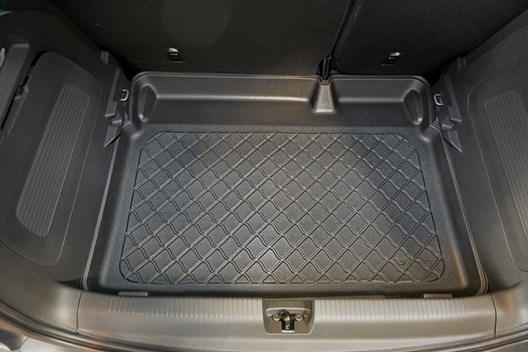 LITE Kofferraumwanne für Opel Crossland X 6.2017- / für Modelle OHNE Varioboden (vertiefte Ladefläche)