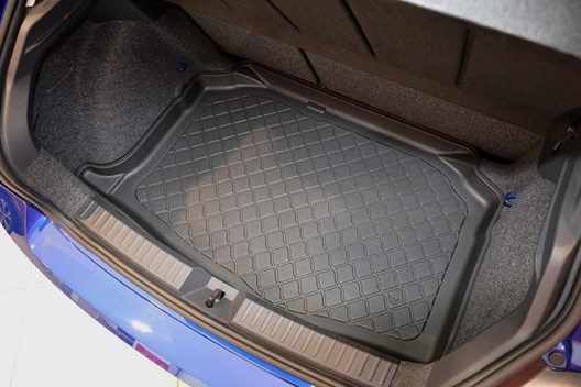LITE Kofferraumwanne für Seat Ibiza (6F) 6.2017- / für Modelle OHNE Varioboden (vertiefte Ladefläche)