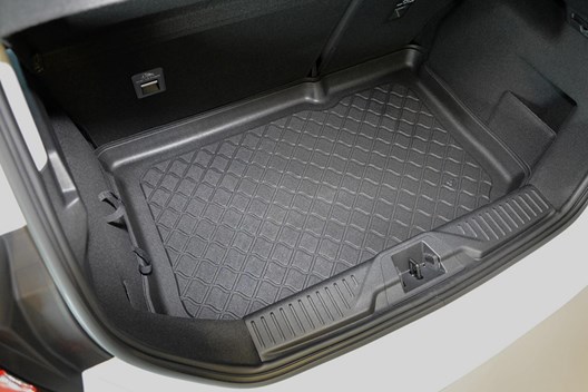 LITE Kofferraumwanne für Ford Fiesta '18 7.2017- / für Modelle OHNE Varioboden (vertiefte Ladefläche)