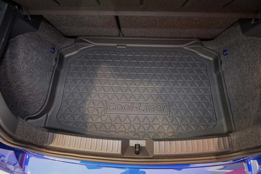 Premium Kofferraumwanne für Seat Ibiza (6F) 6.2017- / für Modelle OHNE Varioboden (vertiefte Ladefläche)