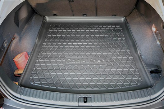 Premium Kofferraumwanne für VW Tiguan Allspace 11.2017- / Seat Tarraco 10.2018- / für 5-Sitzer MIT Varioboden auf oberer Position und 7-Sitzer mit umgelegter 3. Reihe