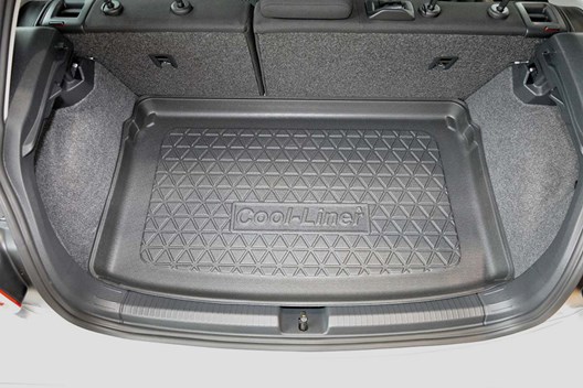 Premium Kofferraumwanne für VW Polo VI 2G (AW) 9.2017- / für Modelle mit Varioboden auf HÖCHSTER Ebene