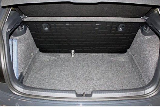 Kofferraum VW Polo VI 2G (AW) 9.2017- / Modell OHNE Varioboden (= vertiefte Ladefläche)