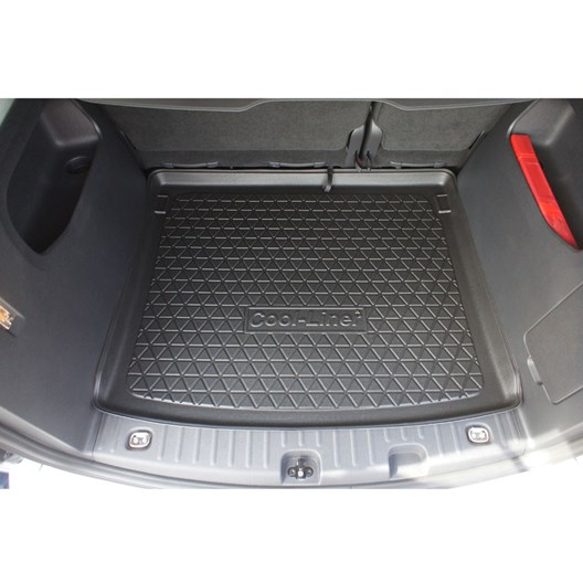Premium Kofferraumwanne VW Caddy 5-Sitzer MIT Kunststoffverkleidung an den Seitenwänden