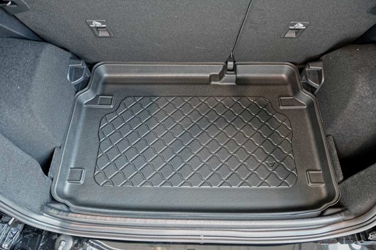 LITE Kofferraumwanne für Ford EcoSport III 2.2018- / für Modelle MIT Varioboden auf unterster Ebene sowie OHNE Varioboden