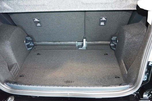 Kofferraum Ford EcoSport III 2.2018- / Modell MIT Varioboden auf unterster Ebene sowie OHNE Varioboden