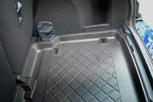LITE Kofferraumwanne für Ford EcoSport III 2.2018- / für Modelle MIT Varioboden auf unterster Ebene sowie OHNE Varioboden