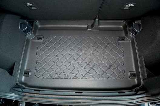 LITE Kofferraumwanne für Ford EcoSport III 2.2018- / für Modelle MIT Varioboden auf unterster Ebene sowie OHNE Varioboden