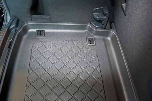 LITE Kofferraumwanne für Ford EcoSport III 2.2018- / für Modelle MIT Varioboden auf unterster Ebene sowie OHNE Varioboden