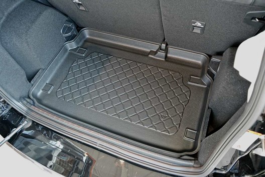 LITE Kofferraumwanne für Ford EcoSport III 2.2018- / für Modelle MIT Varioboden auf unterster Ebene sowie OHNE Varioboden