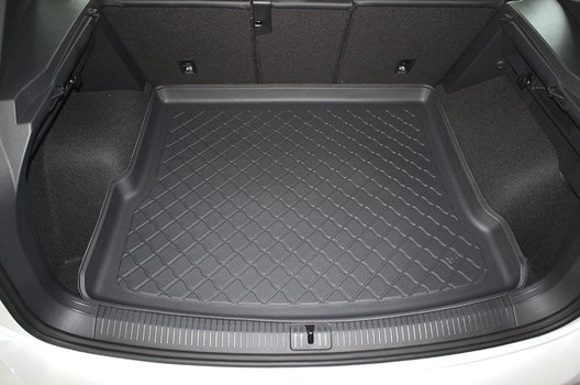 LITE Kofferraumwanne für VW Tiguan II 4.2016- / für Modelle MIT Varioboden in OBERER Position
