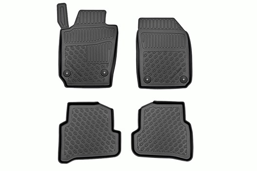 Premium Fußraumschalen für Skoda Fabia III (NJ) 11.2014-