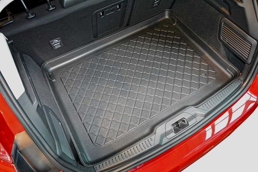 LITE Kofferraumwanne für Ford Focus IV Hatchback 9.2018- / für Modelle mit Varioboden auf höchster Ebene / oder Modelle mit VOLL-Reserverad