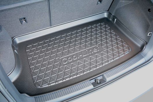 Premium Kofferraumwanne für VW T-Cross 4.2019- / für Modelle MIT Varioboden - in OBERER Position