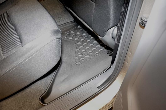 Premium Fußraumschalen für Ford Ranger Double Cab (T6/PX1) + (T6/PX2) 2012-