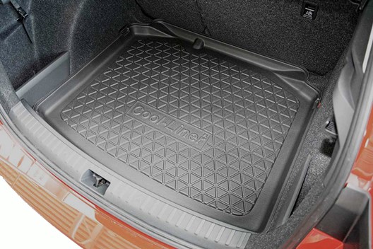 Premium Kofferraumwanne für Skoda Scala 4.2019- / FÜR UNTERE LADEFLÄCHE (FÜR MODELLE OHNE VARIABLEN LADEBODEN)