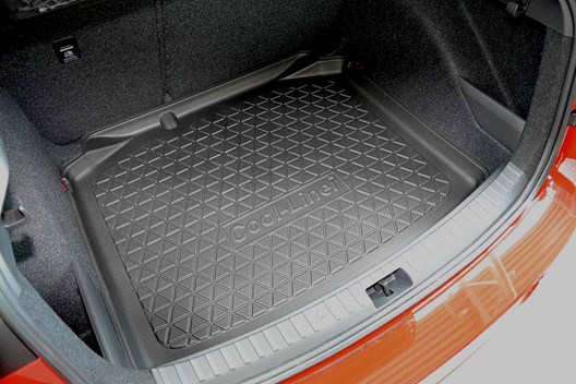 Premium Kofferraumwanne für Skoda Scala 4.2019- / FÜR UNTERE LADEFLÄCHE (FÜR MODELLE OHNE VARIABLEN LADEBODEN)