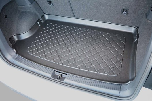 LITE Kofferraumwanne für VW T-Cross 4.2019- / für Modelle MIT Varioboden - in OBERER Position