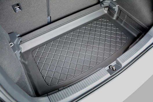 LITE Kofferraumwanne für VW T-Cross 4.2019- / für Modelle MIT Varioboden - in UNTERER Position