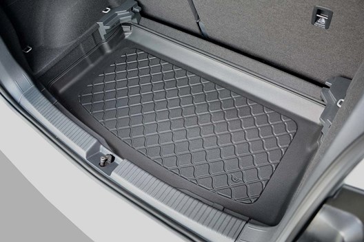 LITE Kofferraumwanne für VW T-Cross 4.2019- / für Modelle MIT Varioboden - in UNTERER Position