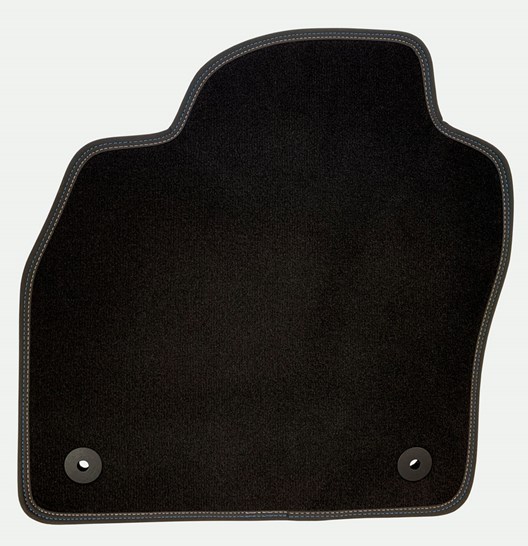 Autoteppich-Set Brillant schwarz VW Polo VI (2G/AW) / Seat Ibiza (6F) / Seat Arona - Fahrermatte