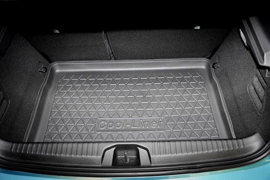 Premium Kofferraumwanne für Renault Clio V 5-türig 9.2019- / für Modelle OHNE doppelten Ladeboden (= vertiefte Ladefläche)