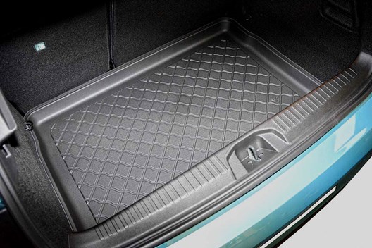 LITE Kofferraumwanne für Renault Clio V 5-türig 9.2019- / für Modelle OHNE doppelten Ladeboden (= vertiefte Ladefläche)