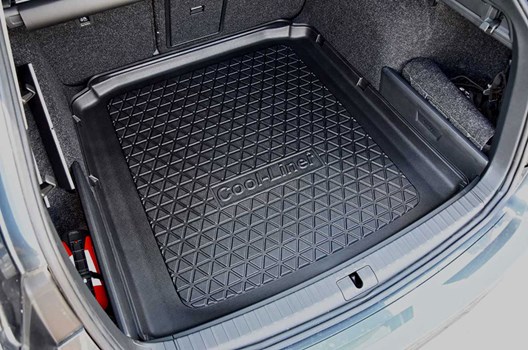 Premium Kofferraumwanne für Skoda Octavia IV Kombi 6.2020- / FÜR MODELLE OHNE VARIOBODEN (= vertiefte Ladefläche)